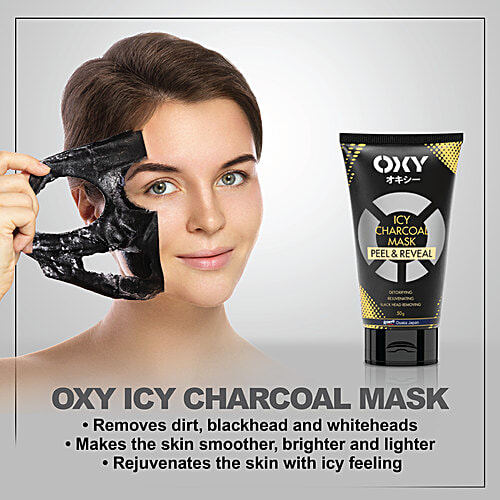 Buy Oxy Icy Charcoal Peel & Reveal Face Mask Online at Best Price of Rs
