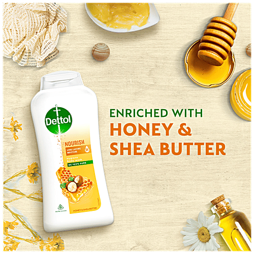 Buy Dettol Body Wash & Shower Gel Nourish, Provides Odour Protection