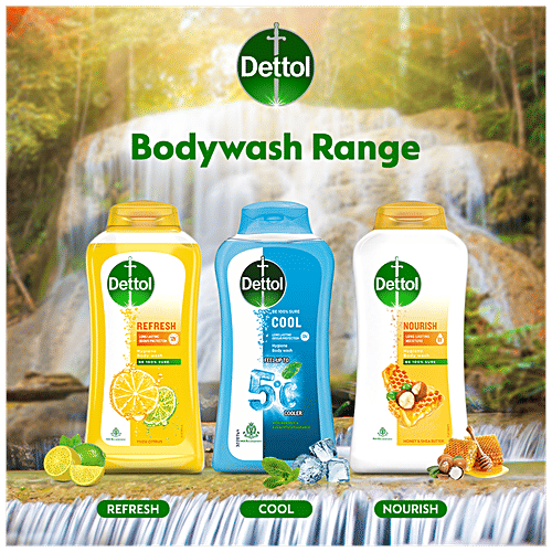Buy Dettol Cool Hygiene Body Wash With Menthol & Eucalyptus Fragrance