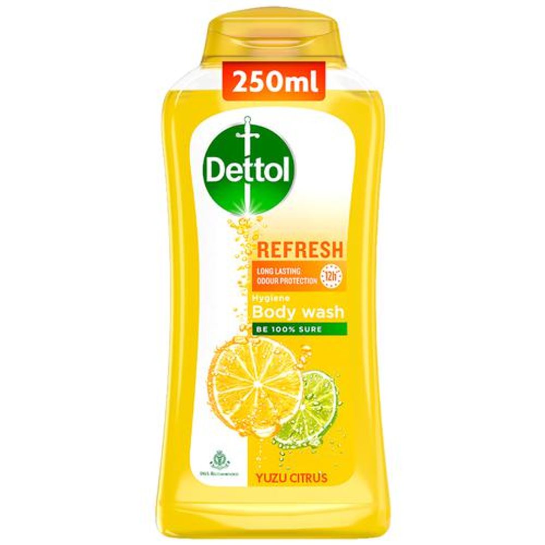 Dettol Refresh Hygiene Body Wash - Yuzu Citrus, 250 ml 