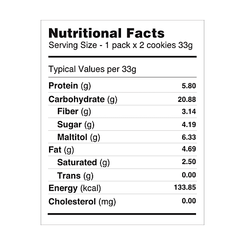 The Health Factory Protein Cookie - Chocolate Orange, 198 g (6 x 2 Cookies) 