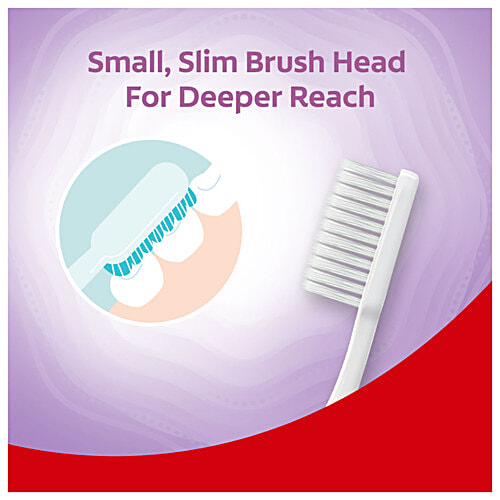 Colgate Gentle Gumcare Toothbrush, Ultra Soft, 4 pcs (Buy 2 Get 2 Free) Upto 17X Slimmer Tip Bristles