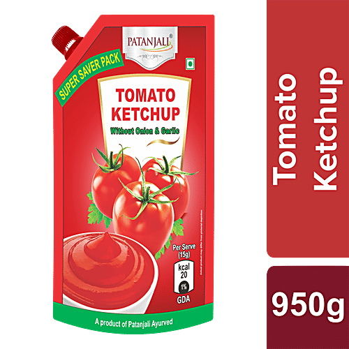 Buy Patanjali Tomato Ketchup Without Onion & Garlic Online at Best