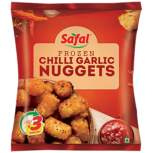 Safal Frozen Chilli Garlic Nuggets, 400 g  