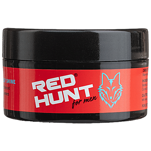 Red Hunt Hair Styl Wax - Glossy Shine, 75 g  Glossy Salon Like Hairstyle