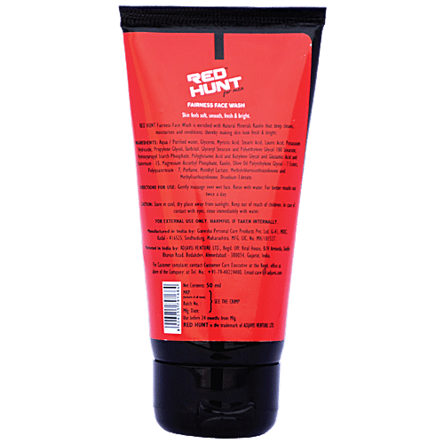 Red Hunt Fairness Face Wash, 50 ml  