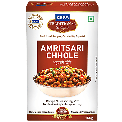 Keya Amritsari Chhole Masala, 100 g No Added Preservatives