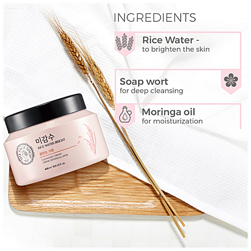 Buy The Face Shop Rice Water Bright Cleansing Cream Online at Best