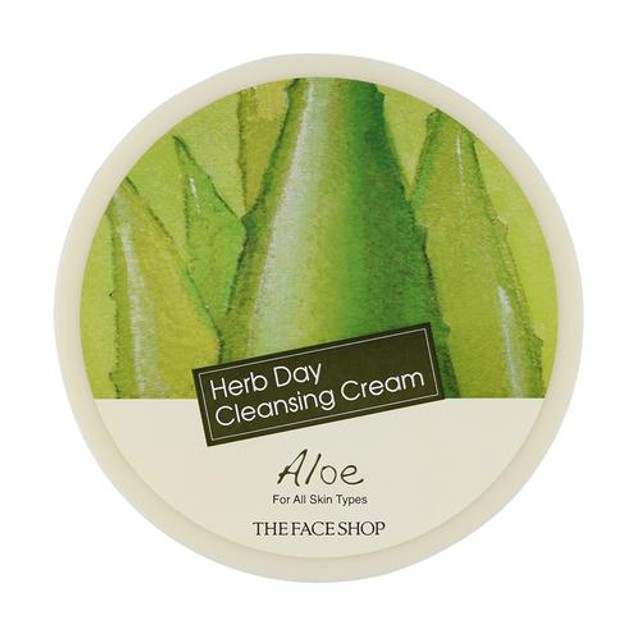 Buy The Face Shop Herb Day Cleansing Cream Aloe Online at Best Price of