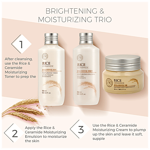 Buy The Face Shop Rice Ceramide Moisturizing Toner Brightens