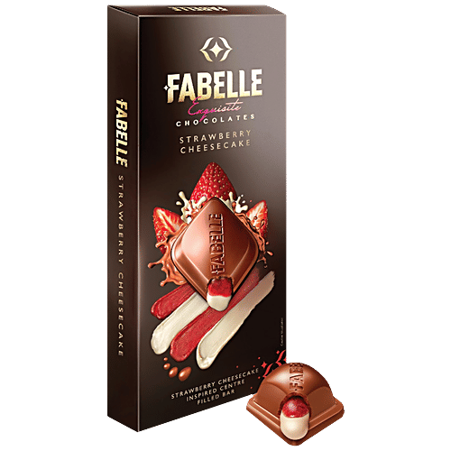 Buy Fabelle Exquisite Chocolates Strawberry Cheesecake, CentreFilled