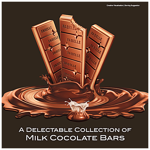 Fabelle Choco Deck - Mini Delights, Milk Chocolate Bars, Gift Pack, 163 g  Makes the Moment Magical