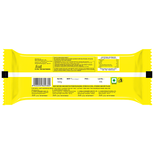 Dukes Waffy Butter Flavor Wafer, 60 g Pouch 