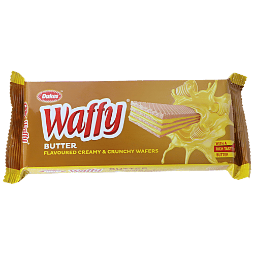 Dukes Waffy Butter Flavor Wafer, 60 g Pouch 