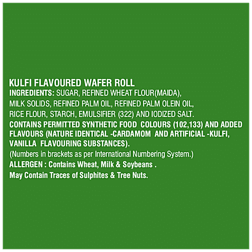 Dukes Waffy Kulfi Flavoured Wafer Rolls, 250 g