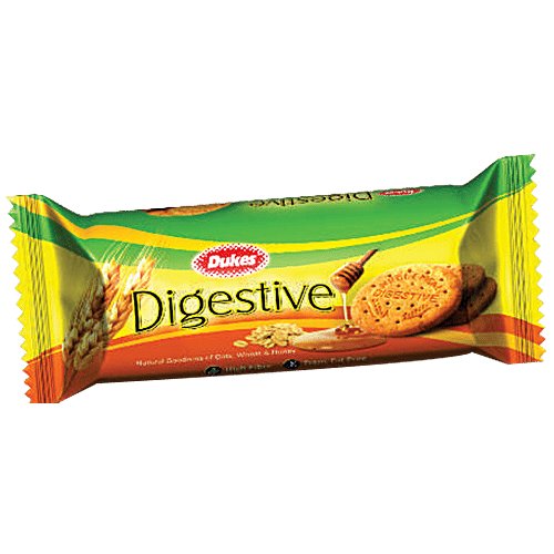 Dukes  Digestive Biscuit With Oats, Wheat & Honey - Rich In Fibre, Zero Cholesterol, 100 g (Buy 2 Get 1 Free) High Fibre, Trans Fat Free & Zero Cholesterol