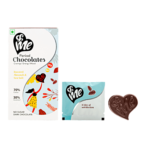 &Me Period Chocolates - Roasted Almond & Sea Salt, 45 g  