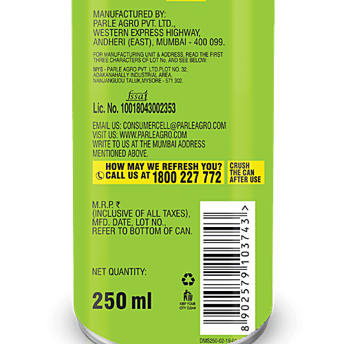 Dhishoom Jeera Masala Flavoured Soda, 250 ml Tin Caffeine Free, No Artificial Sweeteners