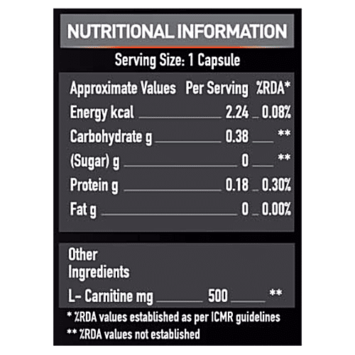 Buy Muscleblaze LCarnitine LTartrate Unflavoured Online at Best