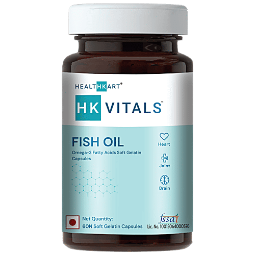 Buy HealthKart Fish Oil Gelatin Capsule Improves Joint Flexibility