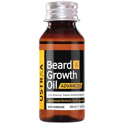 Ustraa Beard Growth Oil - Advanced, 60 ml  