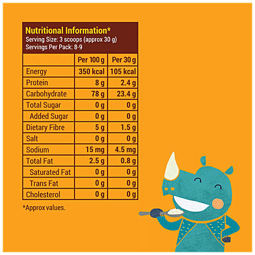 Buy Slurrp Farm Brown Rice Instant Cereal No Sugar/Salt, No Preservatives Online at Best Price