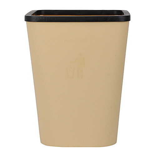 DP Plastic Dustbin - Beige, 17 L  