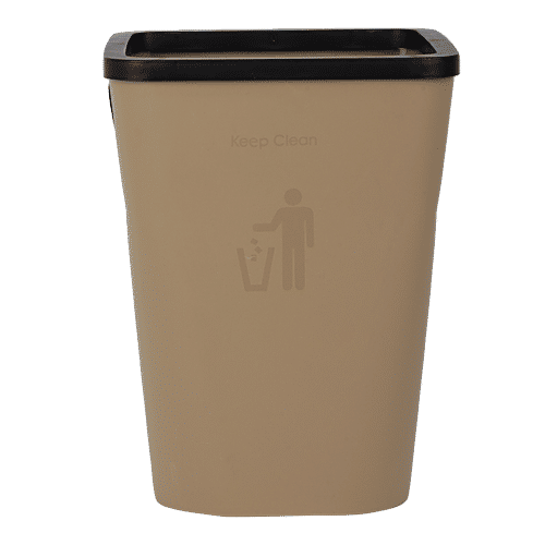 DP Plastic Dustbin - Coffee, 10 L  