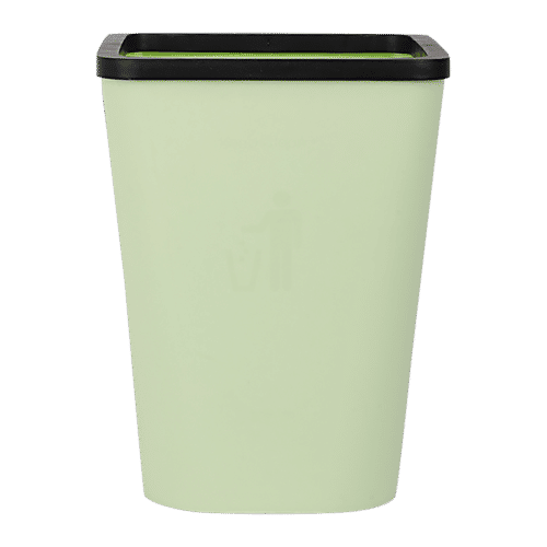 DP Plastic Dustbin - Green, 10 L  