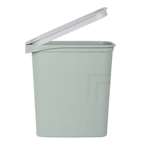 DP Plastic Dustbin - Green, 13 L  