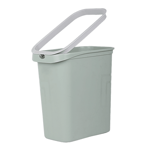 DP Plastic Dustbin - Green, 13 L  