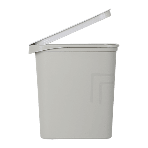 DP Plastic Dustbin - Grey, 13 L  