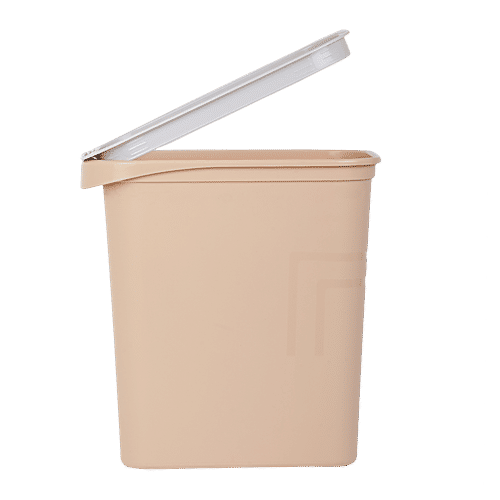 DP Plastic Dustbin - Peach, 13 L  