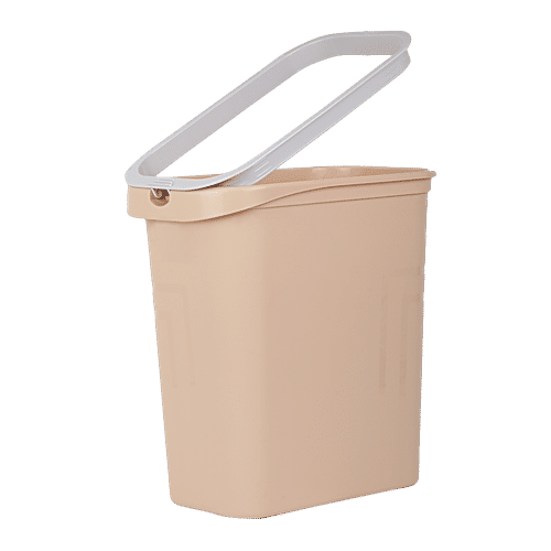 DP Plastic Dustbin - Peach, 13 L  