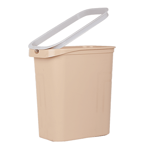 DP Plastic Dustbin - Peach, 17 L  