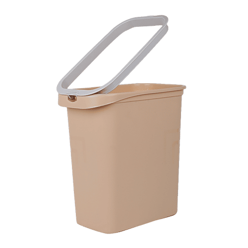 DP Plastic Dustbin - Peach, 9.5 L  
