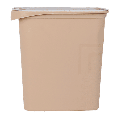 DP Plastic Dustbin - Peach, 9.5 L  