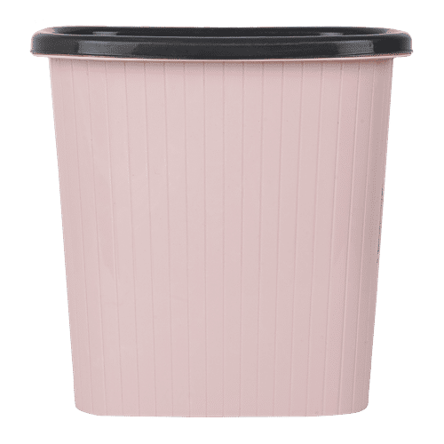 DP Plastic Dustbin - Pink, 16 L  