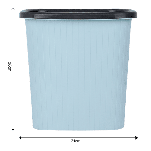 DP Plastic Dustbin - Blue, 16 L  