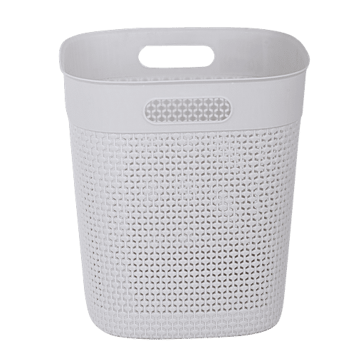 DP Plastic Dustbin - Grey, 15 L  