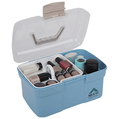 DP Plastic Multifunctional Storage Box - Assorted Colours, 1 pc  Durability & strength