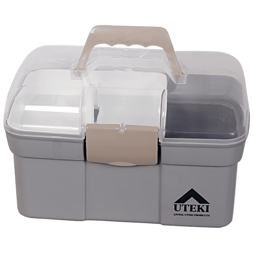 DP Plastic Multifunctional Storage Box - Assorted Colours, 1 pc  Durability & strength