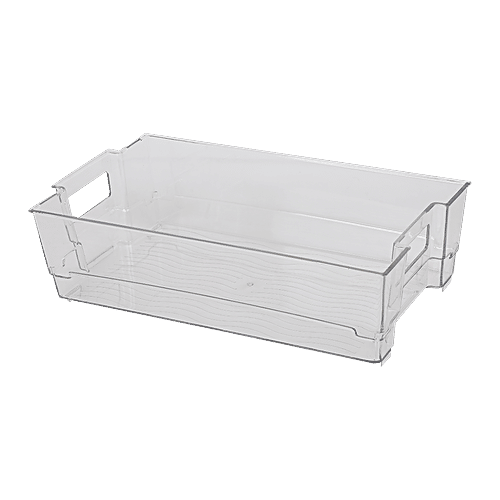 DP Stackable Plastic Fridge Bin - Transparent, 1 pc  