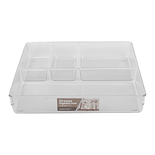 DP Multipurpose Plastic Organiser - Transparent, 517 g  