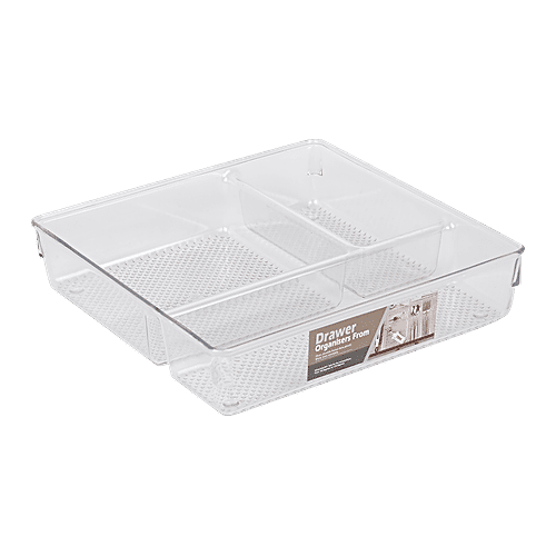DP Multipurpose Plastic Organiser- Transparent, 293 g  