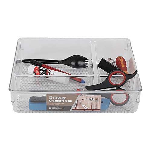 DP Multipurpose Plastic Organiser- Transparent, 293 g  