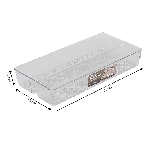 DP Multipurpose Plastic Organiser - Transparent, 257 g 1.0 