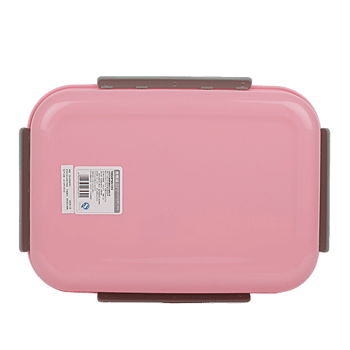 Tedemi Plastic Lunch Box - Pink, 1.35 L, 1 pc  