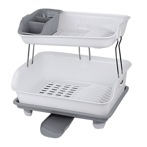 Buy Pin Pin Family Plastic Dish Rack White Online at Best Price of Rs