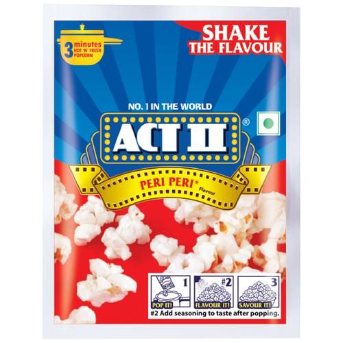 ACT II Instant Popcorn - Peri Peri Flavour, Snacks, 59 g  
